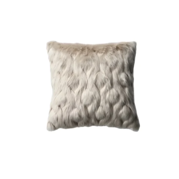 Brons kussen glamour beige 45x45 cm