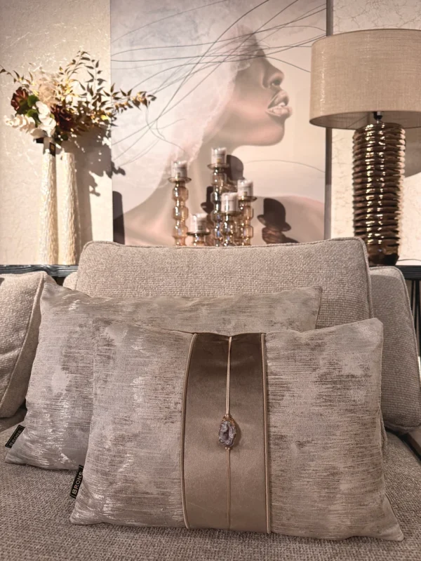 Brons Kussen Cheyenne Stone