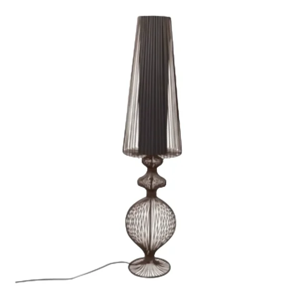 floor lamp iron metallic brown