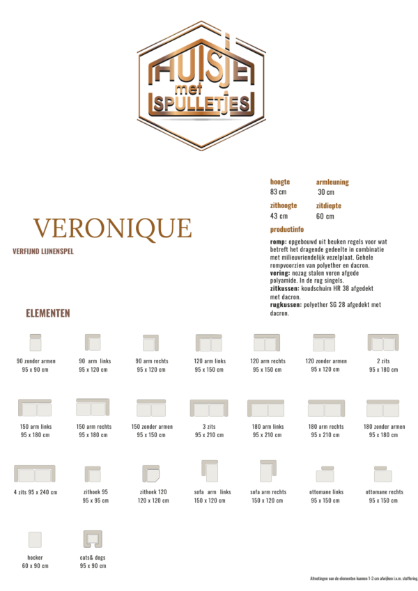 Veronique bank - Afbeelding 4