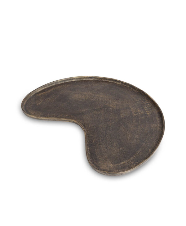 Bombyxx tray Organic Brass Antique L