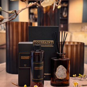 Luxe home geuren set Amber geurstokjes/navul