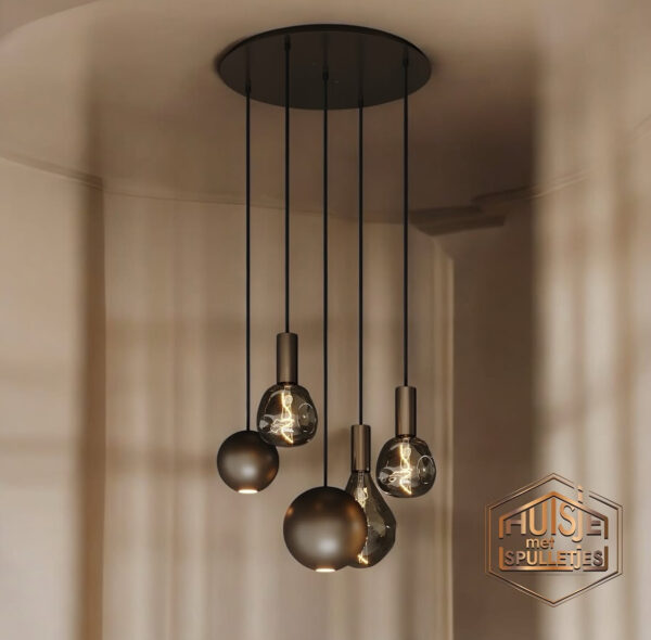Gerage hanglamp platinum rond 50 cm