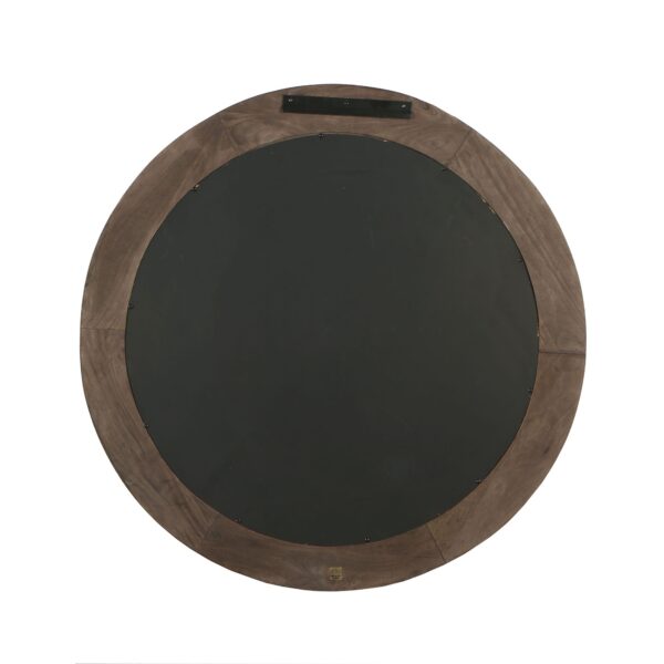 PTMD Noam Brown Mango Houten Ronde Spiegel L - Afbeelding 2