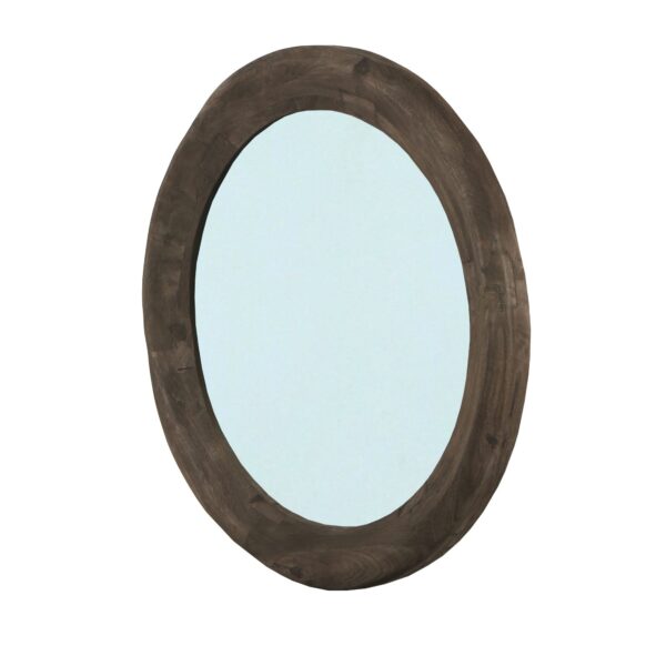 PTMD Noam Brown Mango Houten Ronde Spiegel L - Afbeelding 3