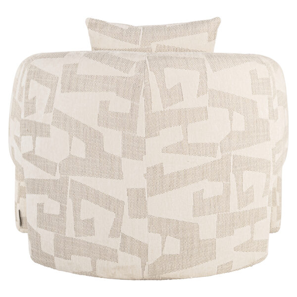Richmond Lounge fauteuil Tuscany beige graffic (Beige graffic) - Afbeelding 3