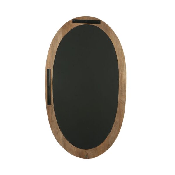 PTMD Noam Brown Mango Houten Ovale Spiegel - Afbeelding 4