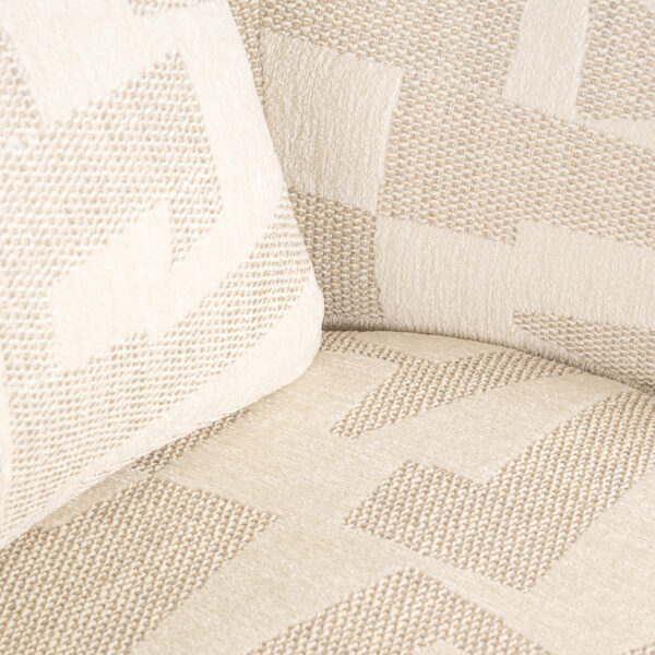 Richmond Lounge fauteuil Tuscany beige graffic (Beige graffic) - Afbeelding 7