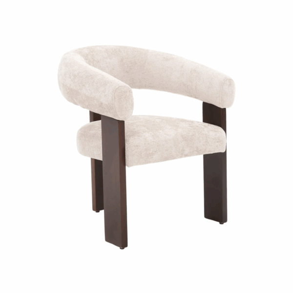 GH Sara stoel/bruine poten nr 6 taupe