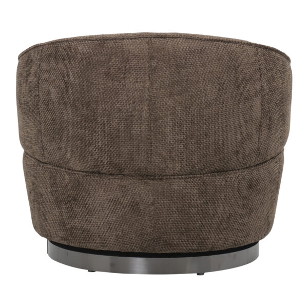 PTMD Filou Donkerbruine Fauteuil Eden 8 - Afbeelding 2