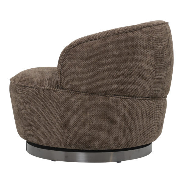 PTMD Filou Donkerbruine Fauteuil Eden 8 - Afbeelding 3