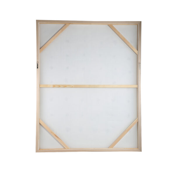 PTMD Porty Bruin Canvas Schilderij Room Patroon Rechthoekig - Afbeelding 4