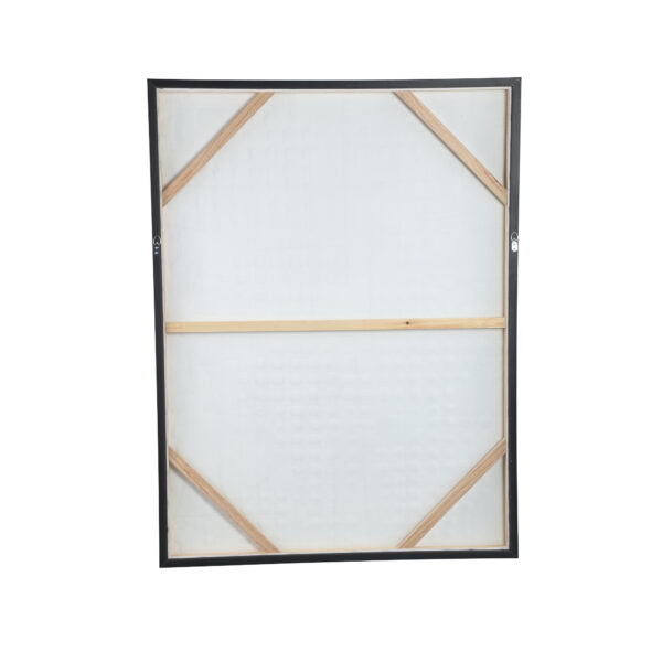 PTMD Pathe Bruine Canvas Schilderij Ruw Patroon Rechthoekig - Afbeelding 4