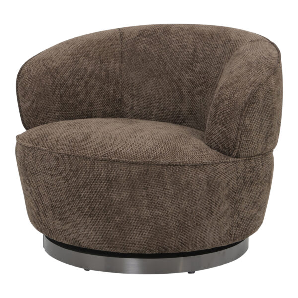 PTMD Filou Donkerbruine Fauteuil Eden 8 - Afbeelding 4