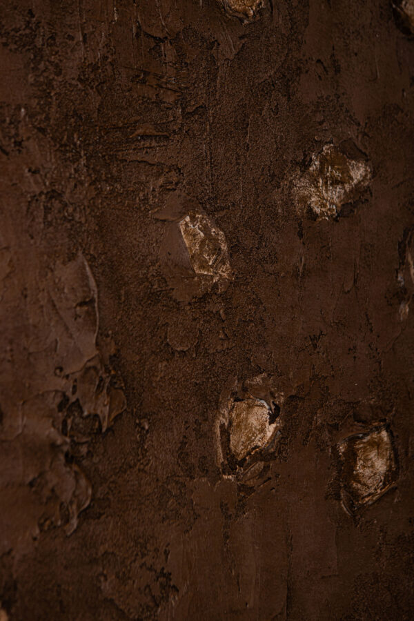 PTMD Porty Bruin Canvas Schilderij Room Patroon Rechthoekig - Afbeelding 5