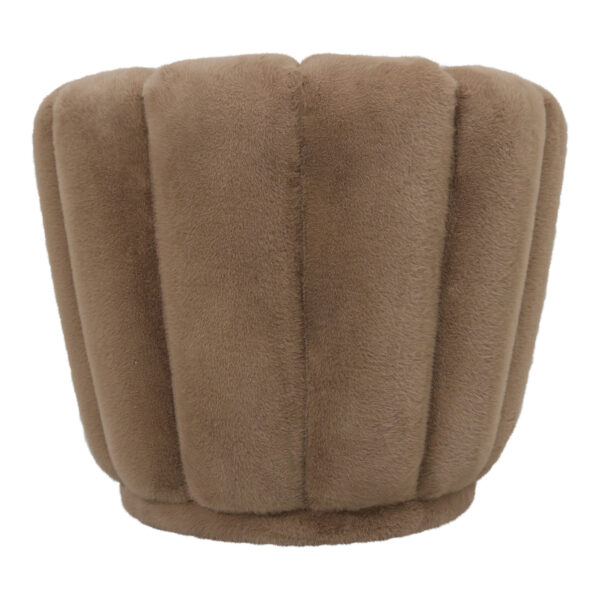 PTMD Furia Mocca Fauteuil (nep) Bont - Afbeelding 5