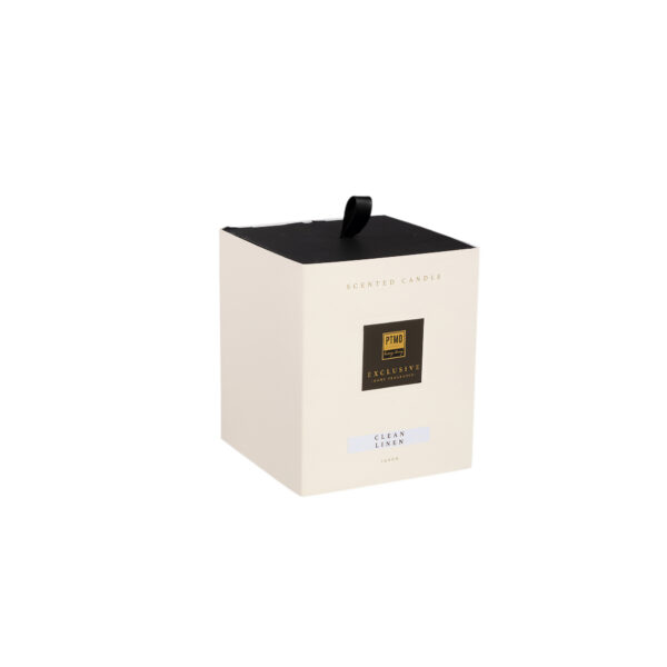 PTMD Exclusive clean linen scented candle 900gr - Afbeelding 3