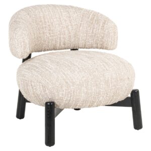 Richmond Lounge stoel Ornella beige angora