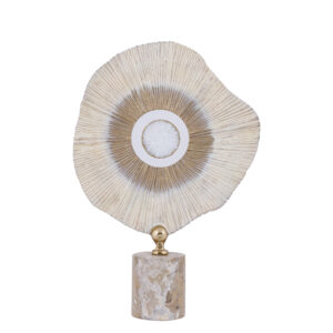 PTMD Rella Beige casted alu statue marble and stone L