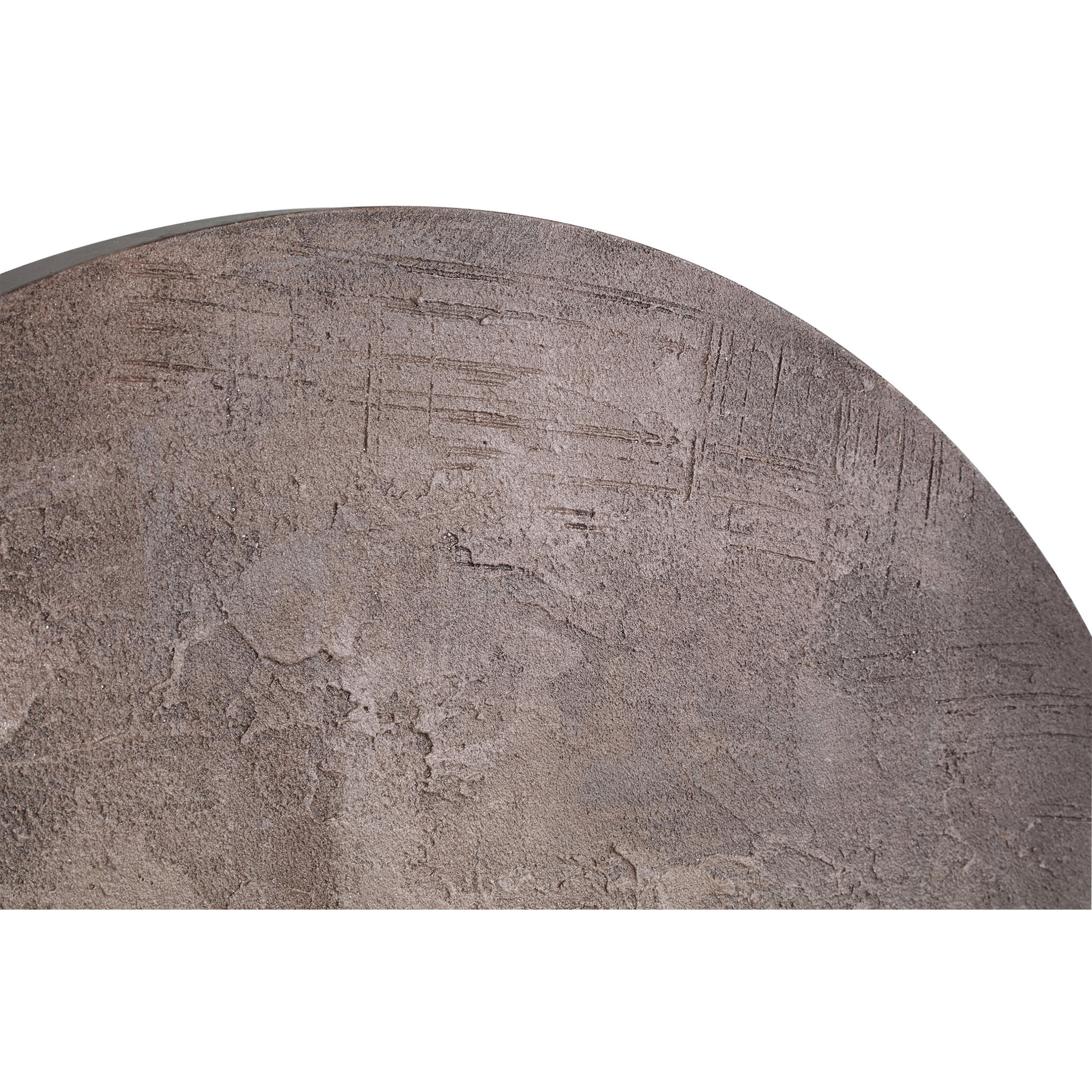 PTMD Kemp Bruine Canvas Schilderij Ruw Rond S - Afbeelding 3