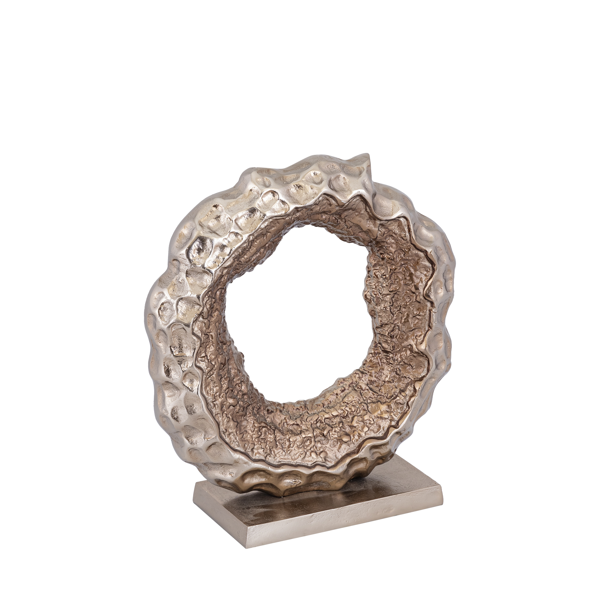 PTMD Coolan Antieke Champagne Gegoten Aluminium Beeld Rond S - Afbeelding 2