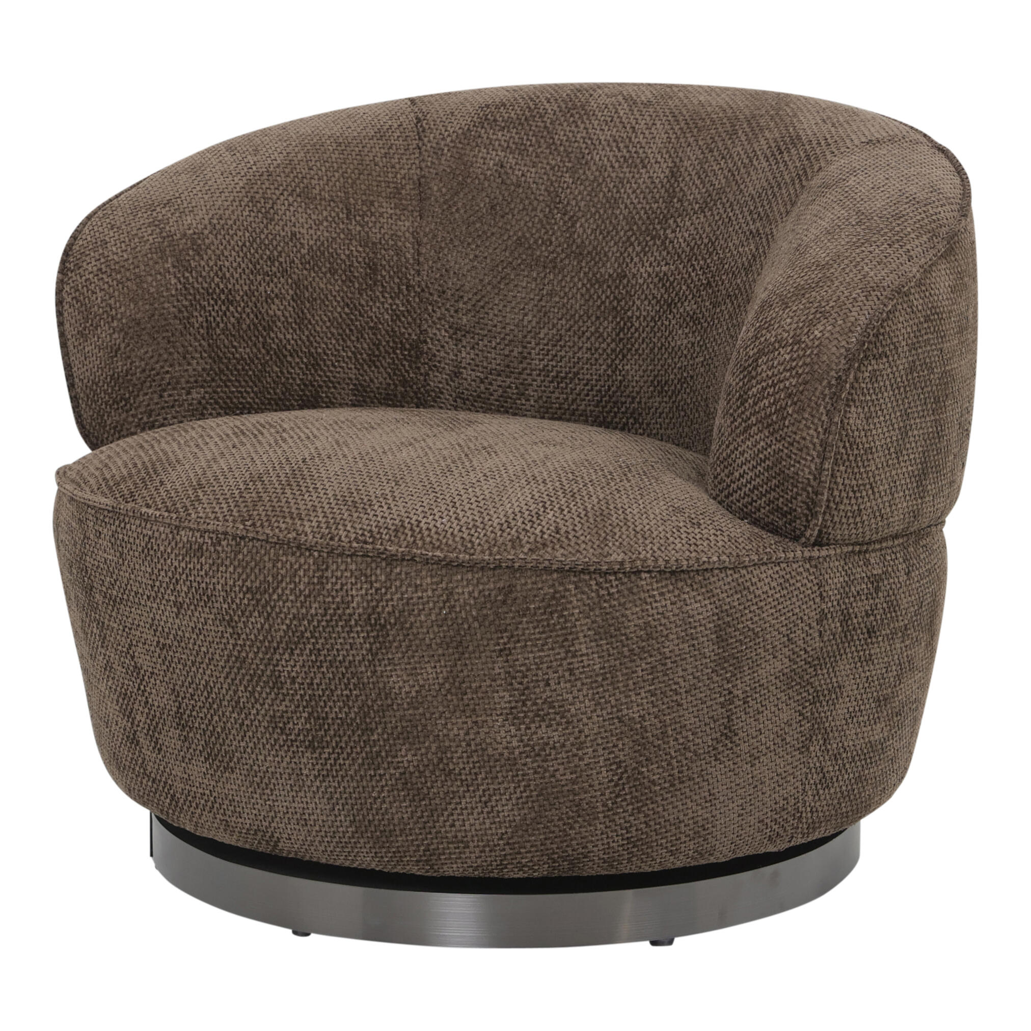 PTMD Filou Donkerbruine Fauteuil Eden 8 - Afbeelding 2