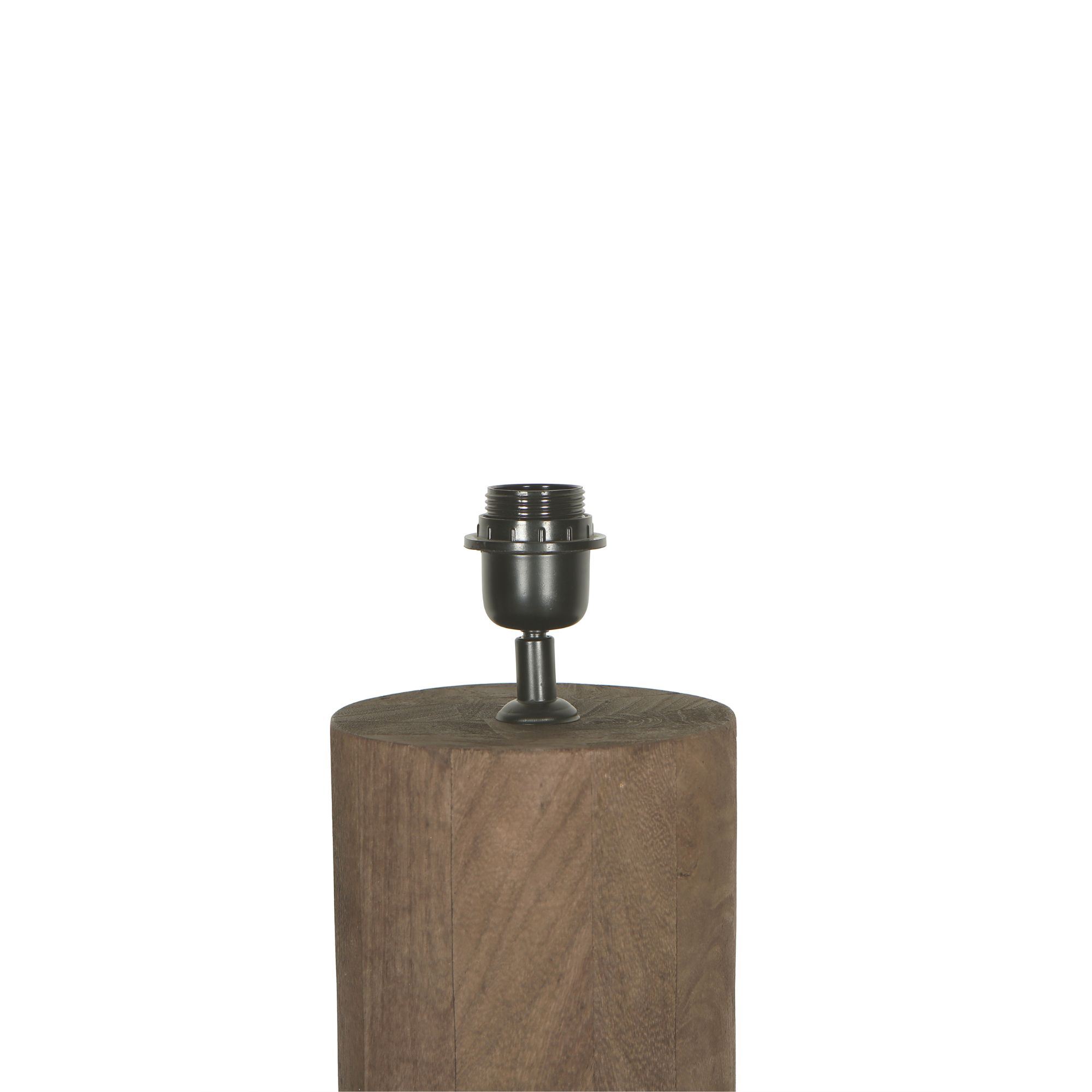 PTMD Elaine Brown Mango Houten Ronde Vloerlampvoet - Afbeelding 3