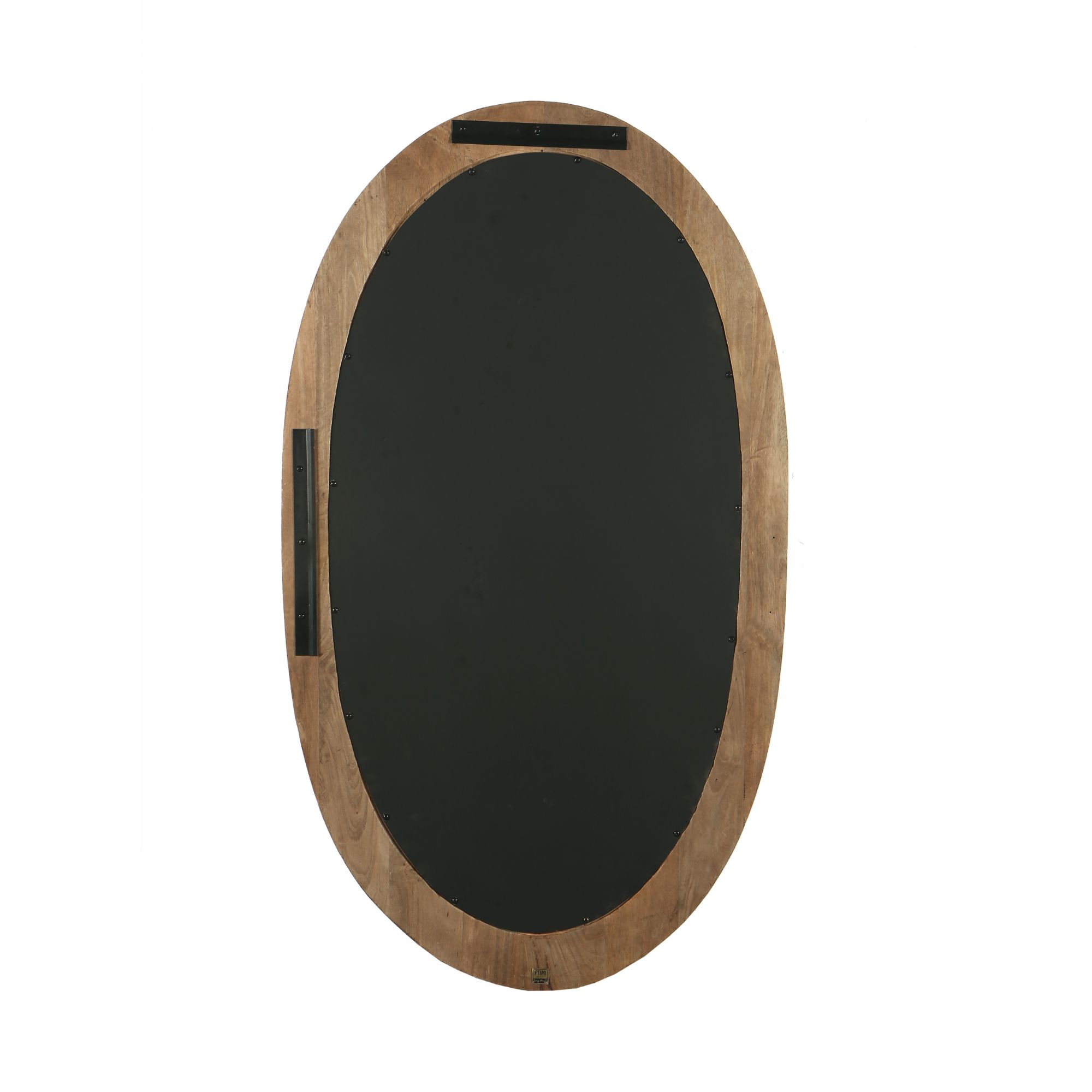 PTMD Noam Brown Mango Houten Ovale Spiegel - Afbeelding 3