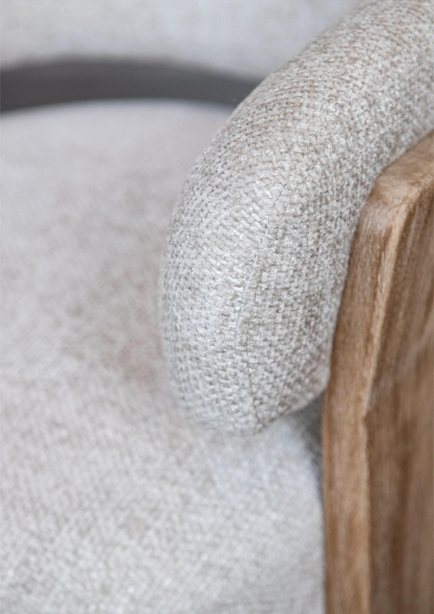 PTMD Mire Crème Fauteuil Legacy 15 Duifgrijs Rubberhout - Afbeelding 8