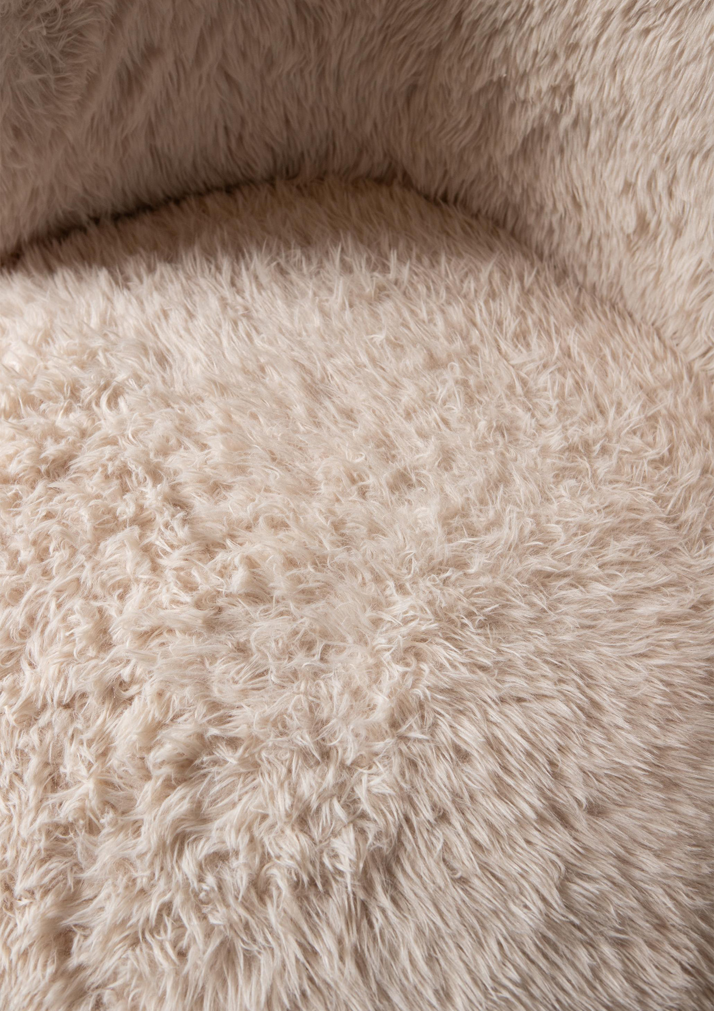 PTMD Aphrodite Fauteuil Klein Bont Beige - Afbeelding 8