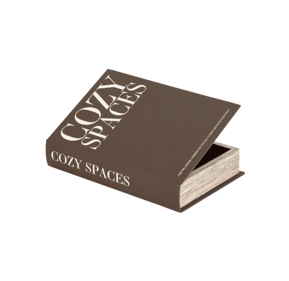 Opbergboek cozy bruin